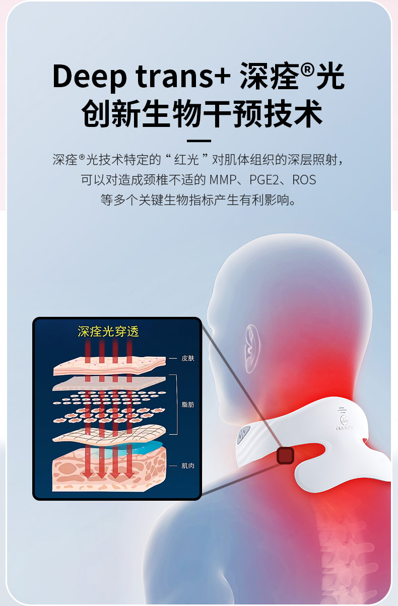 旦邦頸疏通藍(lán)牙智能頸椎儀器斜方肌肩頸按摩熱敷光照理療(圖5)
