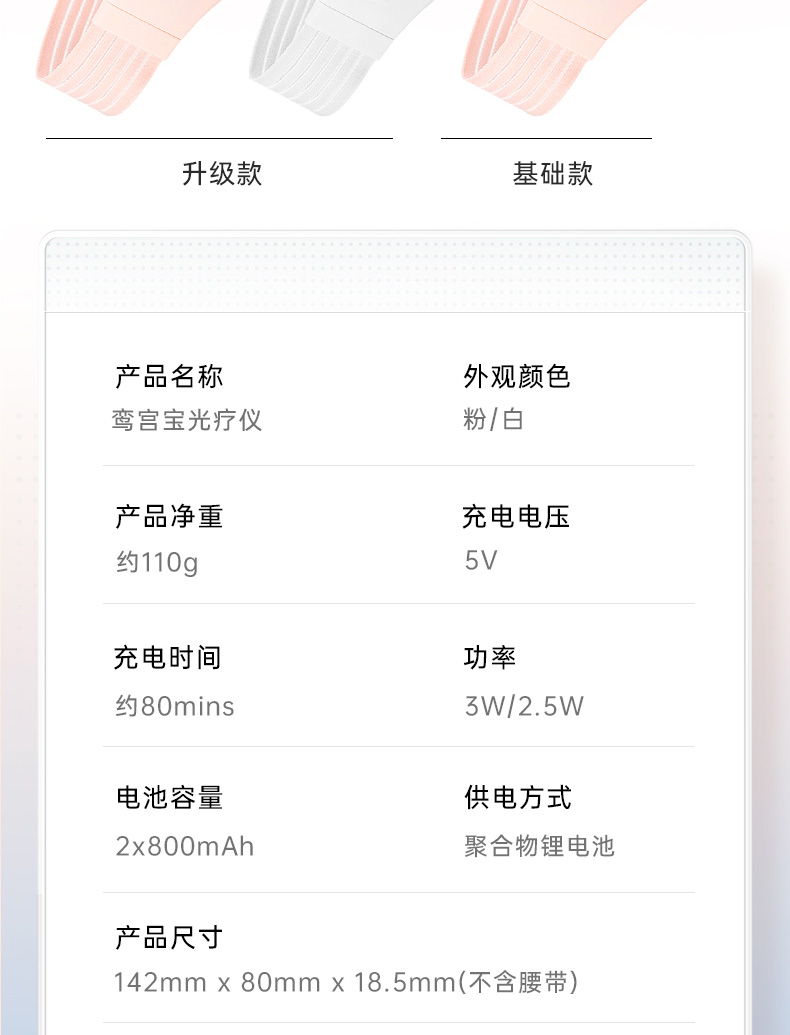 暖宮腰帶女生月經(jīng)生理期大姨媽神器光子理療保暖熱敷肚子痛護(hù)腰(圖27)